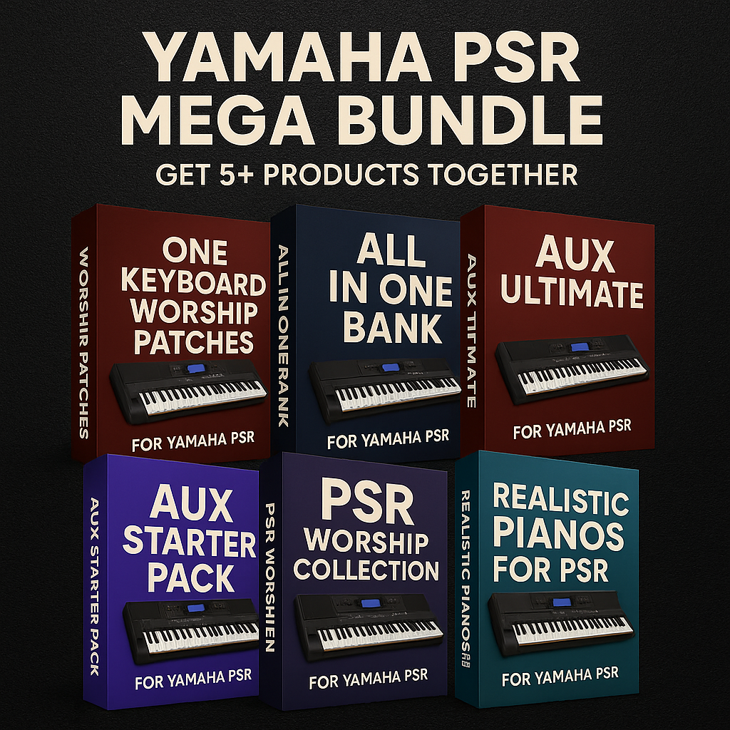 🎹 JM’s Yamaha PSR Mega Bundle – All My Sound Packs in One!